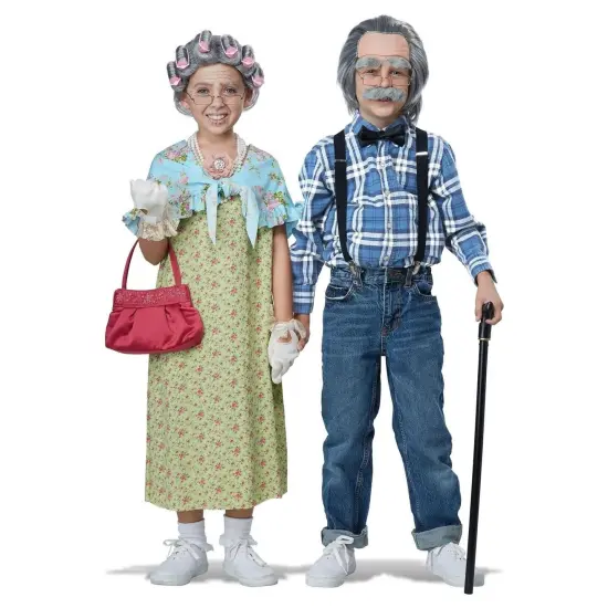 Old Lady Child Costume Kit {3}