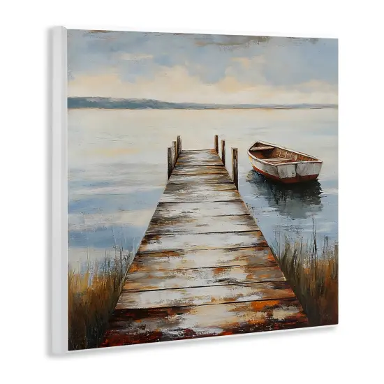 Stupell Industries Shimmering Lake Seascape Wall Plaque, design by LSR Creative Studio {3}