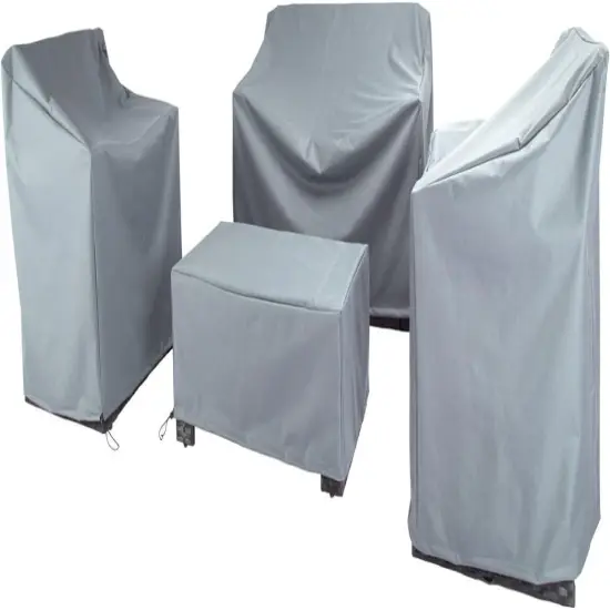 Veradek Multi-Purpose Rectangular Outdoor Patio Cover - 46.25" x 35" x 26.5" - Gray {1}