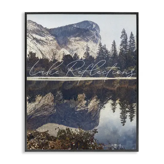 Stupell Industries Scenic Lake Reflections Framed Giclee, design by Sophie 6 {1}