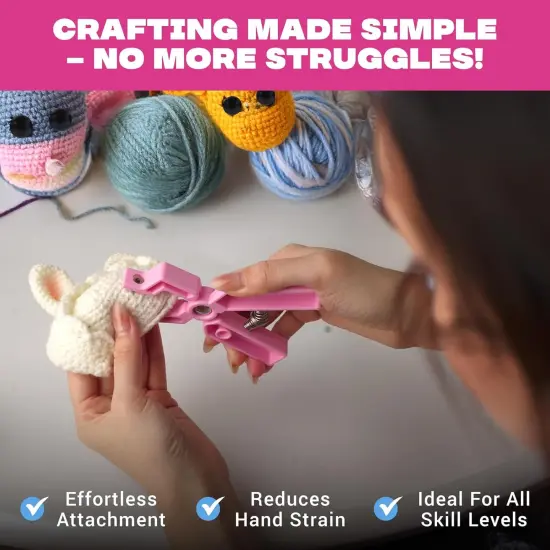 Safety Eye Snapper Tool for Effortlessly Attaching {2}