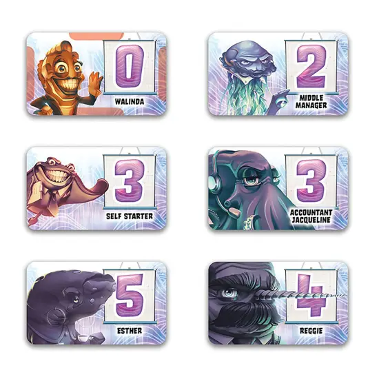 Wizkids: Squid Inc.- Strategy Board Game, Ages 14+, 2-4 Players, 60 Min {4}