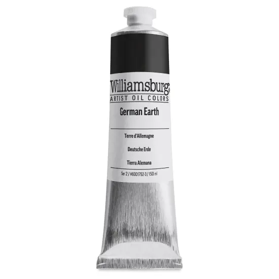 Williamsburg Handmade Oil Paint - German Earth, 150 ml tube {2}