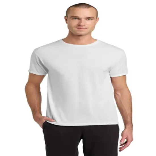 JERZEES&reg; Dri Power Ringspun Short Sleeve Crewneck T-Shirt Sandstone {5}