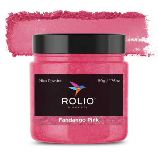 Rolio - 1 Jar Mica Powder (Fandango Pink) - 50g / 1.8 oz {1}