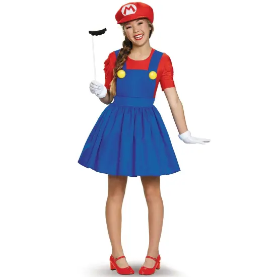 Nintendo Super Mario Bros Women's Mario Costume Dress {4}
