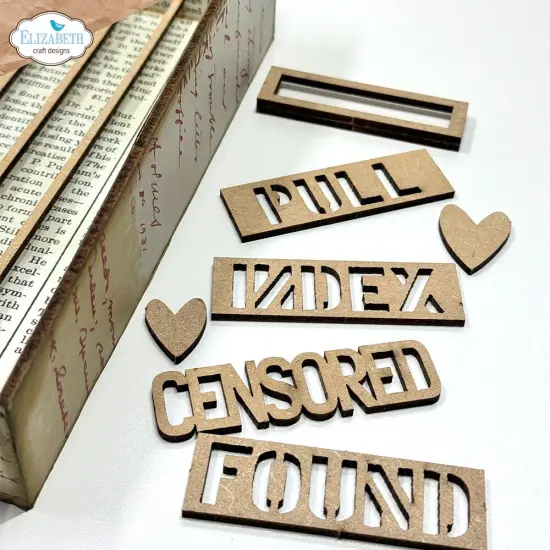 Elizabeth Craft Planner Card Box MDF-A4 and A5 {5}