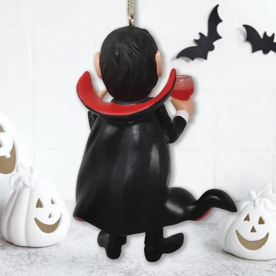 Dracula Vampire Christmas Ornament, Resin Halloween Decoration {3}