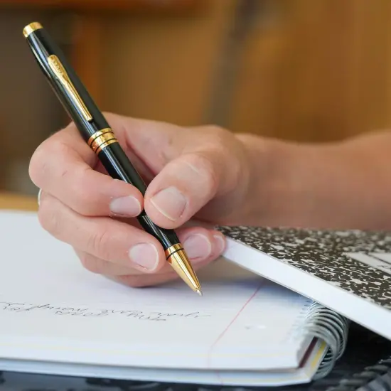 Blue Lacquer Ballpoint Pen {2}