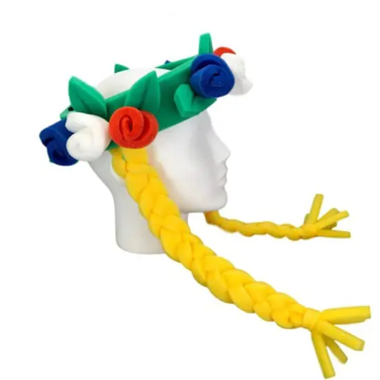 USA Roses & Braids Headband {3}