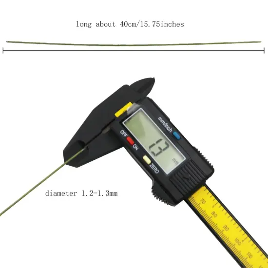 50 Pieces 18 Gauge Green Paper Covered Floral Wire Stems for DIY Crafts, Artificial Flower Arrangements 16 inch Floral Wire {4}