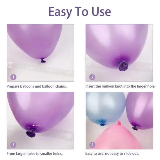 Balloon Arch Kit, 4 Rolls Balloon Tape and 4 Rolls Glue Points Dots for Decorating Garland, Balloon Arch Strip {3}