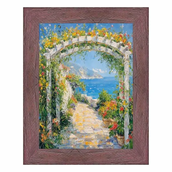 Drift Barnwood Hibiscus Rustic Picture Frame 20x30 frame {1}