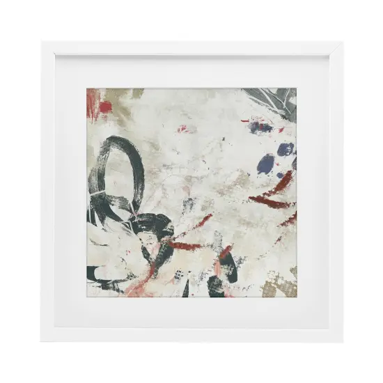 Stupell Industries Neutral Washi Abstract Framed Print Under Glass, design by June Erica Vess {1}