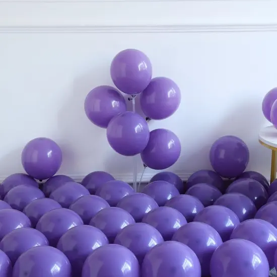 Fluorescent Explosion Star Foil Balloons(Black Hot Pink Green Purple) {4}