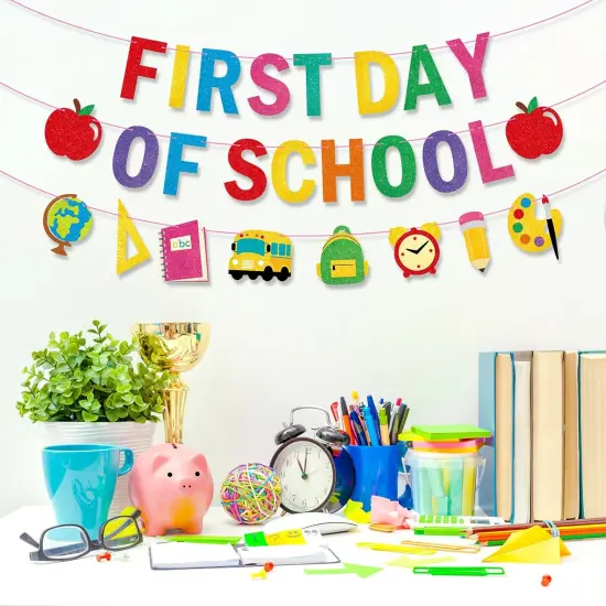 First Day Of School Banner Decor {4}