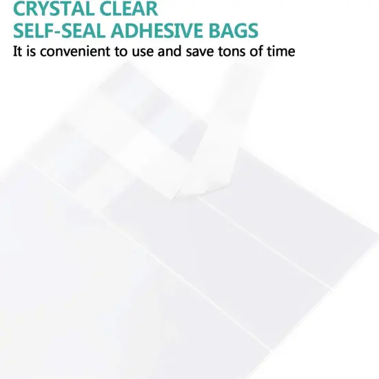 1000 Pack - 5 X 7 Inch Clear Resealable Envelopes {2}