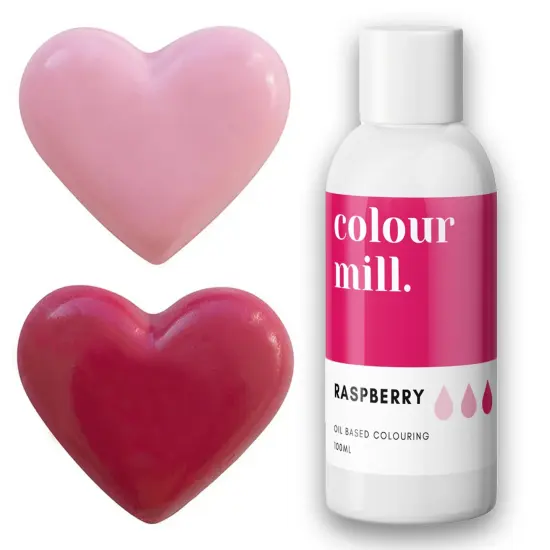 Raspberry Oil Based Food Coloring 100ml for Buttercream Cake Gel Vegan Halal Certified {3}