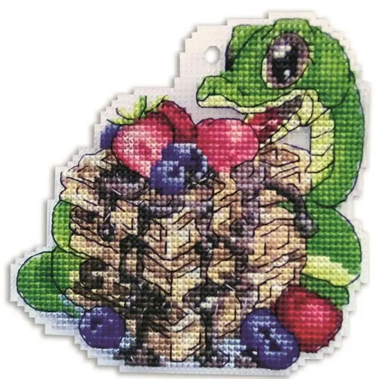 Snake Counted cross stitch kit 8093A {1}