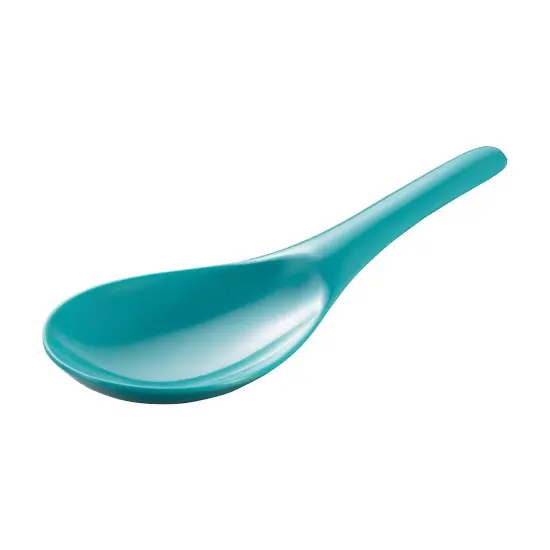 Hutzler 8-Inch BPA-Free Melamine Rice Paddle / Wok Spoon Turquoise {1}