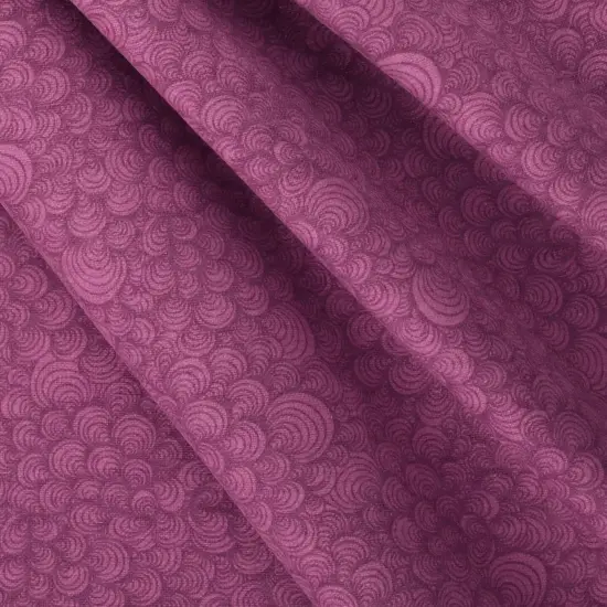 Mook Fabrics Swirly Flannel Fabric [108 in. Wide] - By The Yard Magenta {2}