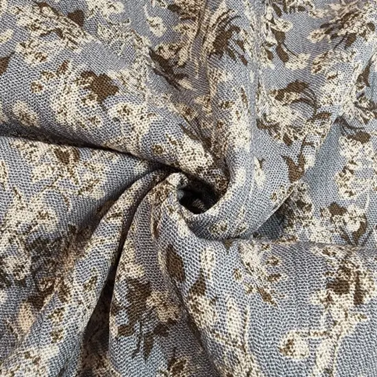 1 Yard Rayon Crinkle Apparel Fabric, Dune Color, 50/52&rdquo; Wide Lightweight Woven Material {1}