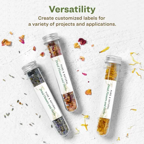 Avery Recycled Matte White Labels,1" x 1-1/2" Rectangle {4}