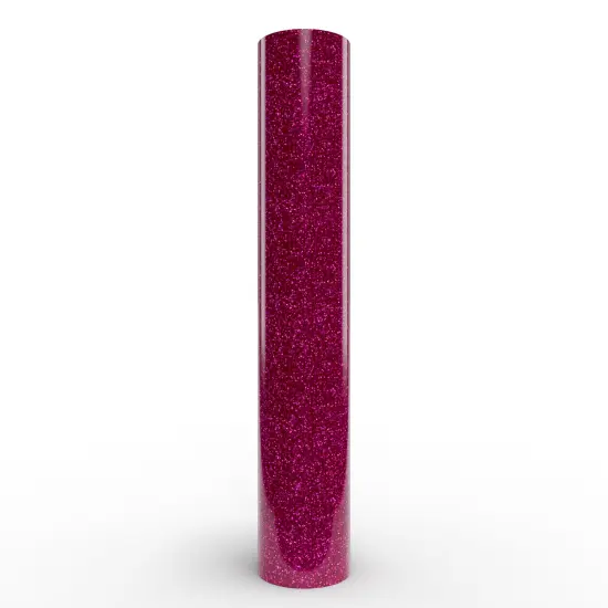 Siser&reg; Glitter Heat Transfer Vinyl, 11.8" x 60" Hot Pink {1}