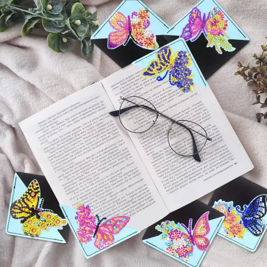 8 Pcs Diamond Art Painting Bookmark Kits for Kids & Adults {2}