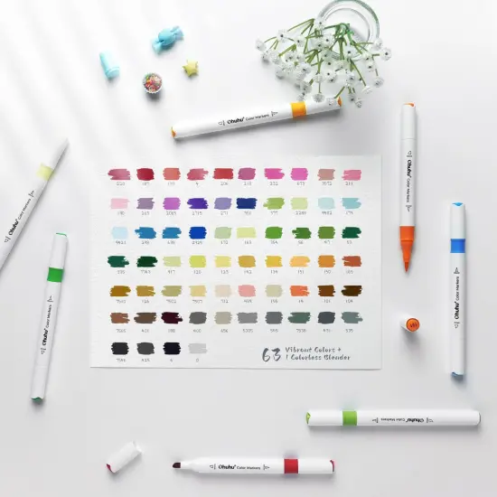 Water-based Markers for Adult Coloring Books {3}