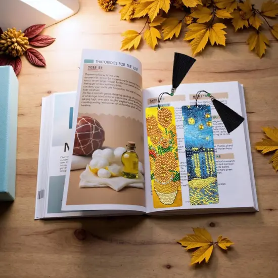 DIY Crystal Diamond Art with Tassel Bookmark Kit {3}
