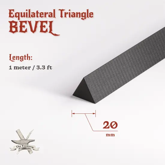 EVA Foam Dowel/Bevel - 1 to 3 Meter(s) Cosplay Craft Material - Multiple Shapes - Multiple Diameters 5-40mm {2}