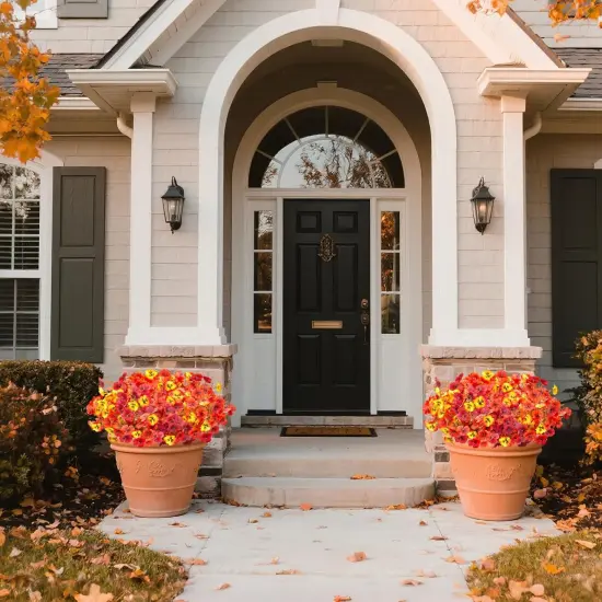 Artificial Fall Flowers for Outdoors Decoration {4}