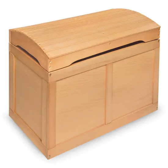 Badger Basket Hardwood Barrel Top Toy Chest Natural {1}