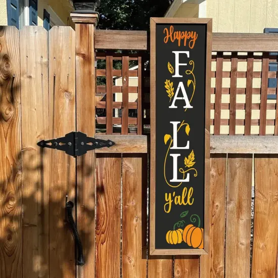 14 Pieces Fall Stencils for Painting on Wood Reusable Hello Pumpkin {2}