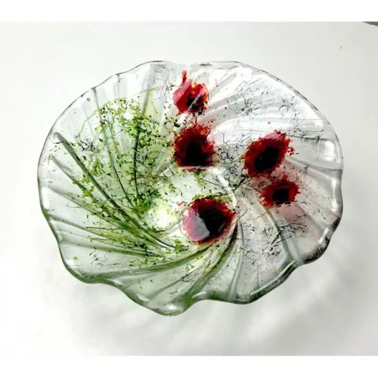 11.5" x 10.5" x 2" Tornado Slump Glass Fusing Kiln Mold {2}