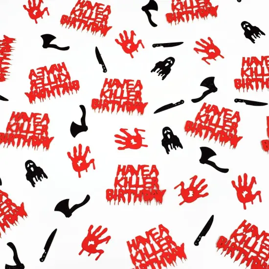 Glitter Have a Killer Birthday Confetti {1}