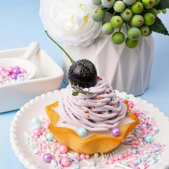 Pastel Sprinkles for Cake Decoratiing - Blue Purple Pink {2}