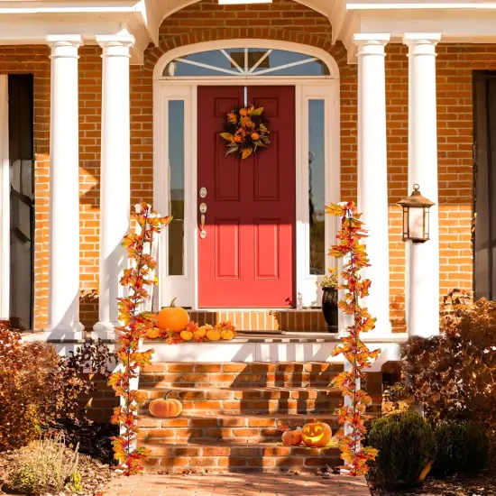 Fall Garland 6.5ft/Piece Fall Maple Leaf Garlands {5}