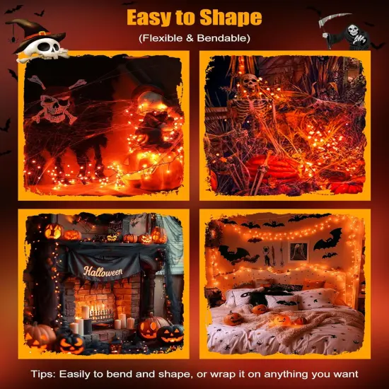 5 Feet Halloween Fairy Lights Battery Operated {4}