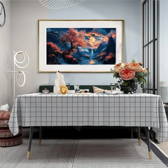 Large Landscape Diamond Painting Kits - Moon Mountain - 27.5x15.7 Inch {3}