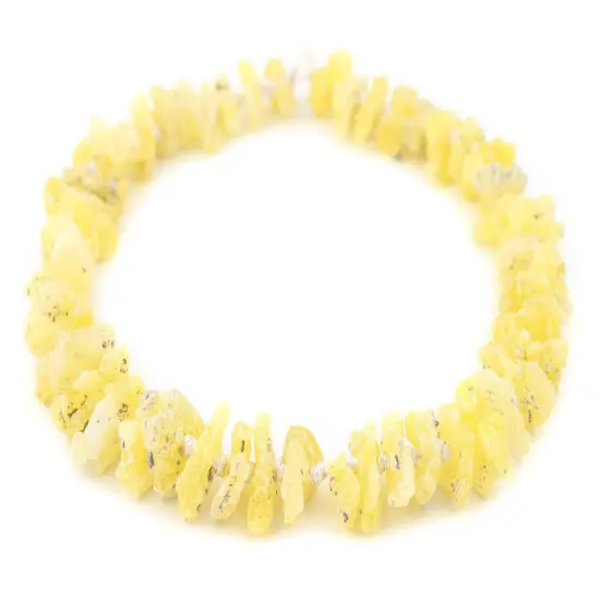 The Bead Chest Rough Yellow Afghan Brucite Beads 10-20mm Afghanistan Unusual Gemstone 16 Inch Strand {3}