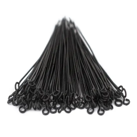 The Bead Chest Midnight Brass 21 Gauge 2.5 Inch Eye Pins (Approx 100 pieces) {1}