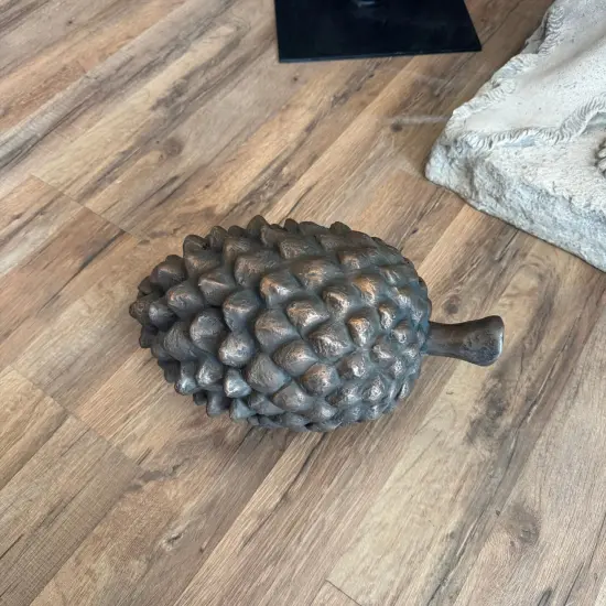 Large Pine Cone Decor Statue {4}