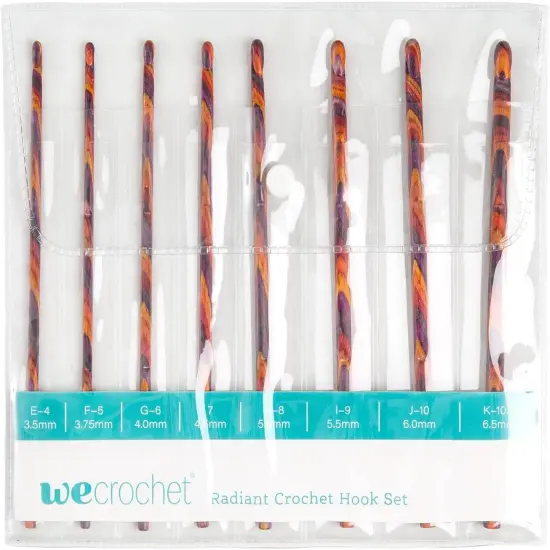 Crochet Wood Crochet Hook Set - US E-K (Radiant) {3}