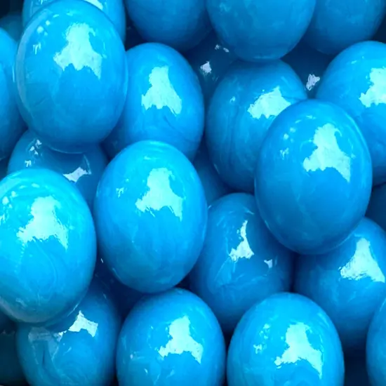 YOU CHOOSE COLOR Glass Marbles 25mm (1 inch) SHOOTER Taw Lot of 5 Turquoise {3}