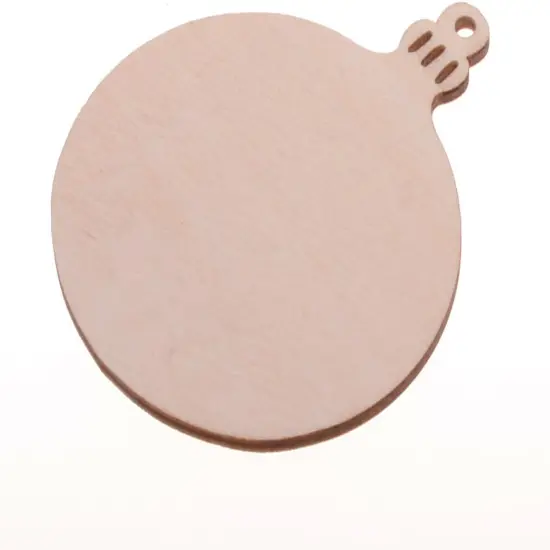 (10PCs Round Style) -Christmas Wooden Crafts Hanging Ornaments Christmas Tree Decoration {2}