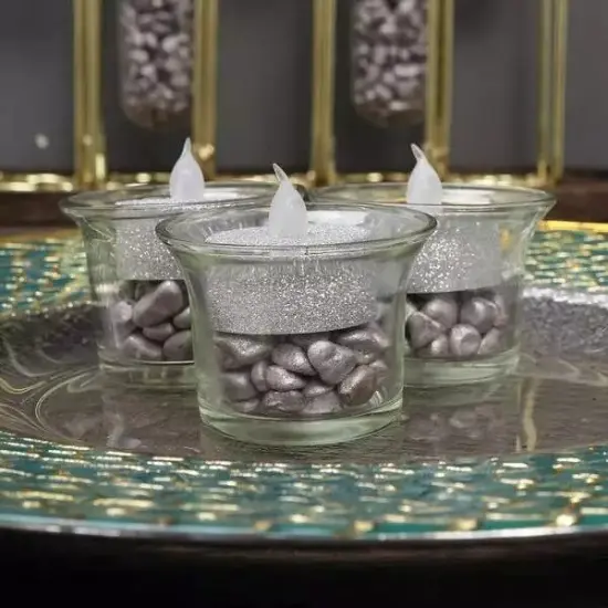 2 lbs Crushed Gravel Pebble Stones Decorative Vase Fillers Wedding Decorations {2}