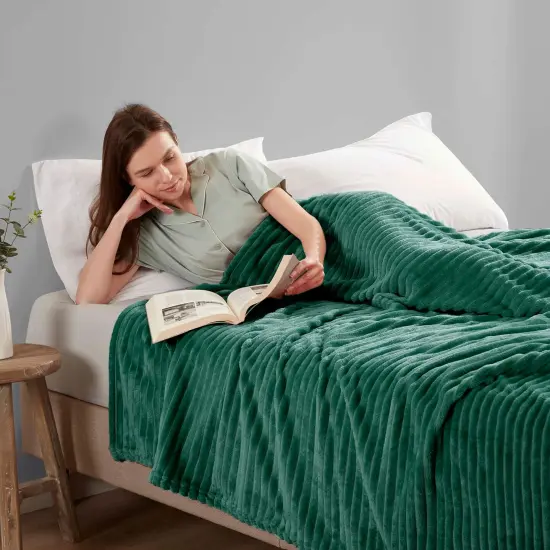 Nestl Cut Plush Fleece Blanket {5}