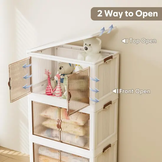 3Pack Collapsible Storage with Wheels {4}